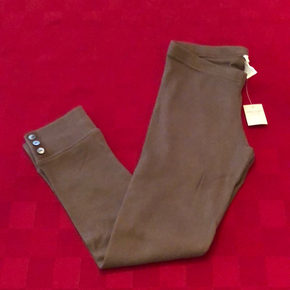 American Eagle Ultra Low Rise Ribbed Leggings in Brown Size Small Women’s